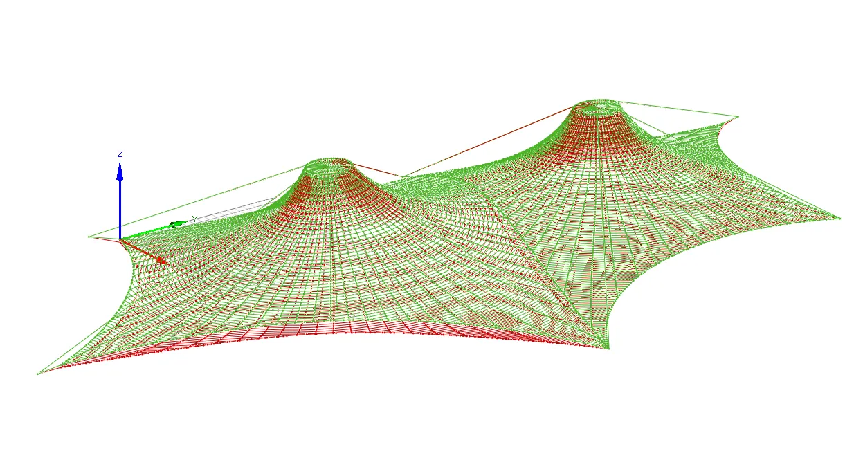 Membrane Cables Deflection Check